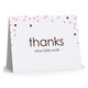 Confetti Thanks Folded Note Cards Image 3 of 4
